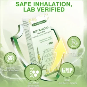 🍊✅𝐔𝐒 𝐎𝐰𝐧𝐞𝐝 𝐚𝐧𝐝 𝐎𝐩𝐞𝐫𝐚𝐭𝐞𝐝：𝐂𝐚𝐫𝐞𝐁𝐫𝐞𝐞𝐳𝐞® 𝐁𝐨𝐭𝐚𝐧𝐢𝐜𝐚𝐥 𝐌𝐮𝐥𝐥𝐞𝐢𝐧 𝐋𝐮𝐧𝐠 𝐂𝐥𝐞𝐚𝐧𝐬𝐞 𝐃𝐢𝐟𝐟𝐮𝐬𝐞𝐫(🫁Cough, wheezing, shortness of breath, sputum, stuffy nose, bronchitis, bronchitis, allergy symptoms, lung discomfort💝)