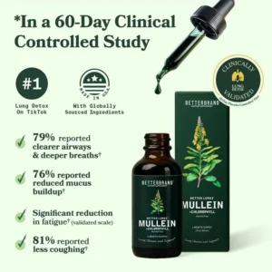Mullein Leaf Extract drops for Lungs