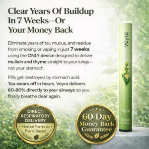 The Only Device That Delivers Mullein Straight To Your Lungs