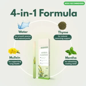 HerbWell Herbal Mullein, Thyme, And Peppermint Lung Purifier Pen