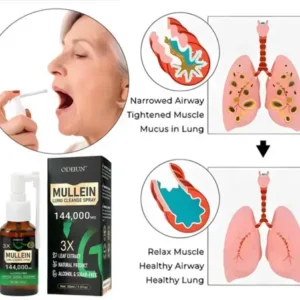 ODEIUN® 3X Concentrated Mullein Lung Cleanse Spray