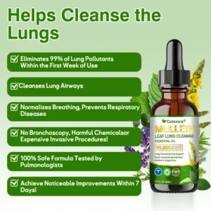 ✅𝐔𝐒 𝐎𝐟𝐟𝐢𝐜𝐢𝐚𝐥 𝐒𝐭𝐨𝐫𝐞|𝐂𝐞𝐥𝐬𝐢𝐨𝐫𝐚® 𝐎𝐫𝐠𝐚𝐧𝐢𝐜 𝐌𝐮𝐥𝐥𝐞𝐢𝐧 𝐋𝐞𝐚𝐟 𝐋𝐮𝐧𝐠 𝐂𝐥𝐞𝐚𝐧𝐬𝐞 𝐄𝐬𝐬𝐞𝐧𝐭𝐢𝐚𝐥 𝐎𝐢𝐥 (👨‍⚕️Pharma-Grade Liposomal Technology)