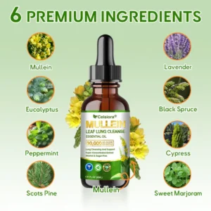 ✅𝐔𝐒 𝐎𝐟𝐟𝐢𝐜𝐢𝐚𝐥 𝐒𝐭𝐨𝐫𝐞|𝐂𝐞𝐥𝐬𝐢𝐨𝐫𝐚® 𝐎𝐫𝐠𝐚𝐧𝐢𝐜 𝐌𝐮𝐥𝐥𝐞𝐢𝐧 𝐋𝐞𝐚𝐟 𝐋𝐮𝐧𝐠 𝐂𝐥𝐞𝐚𝐧𝐬𝐞 𝐄𝐬𝐬𝐞𝐧𝐭𝐢𝐚𝐥 𝐎𝐢𝐥 (👨‍⚕️Pharma-Grade Liposomal Technology)