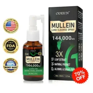 🌿 ODEIUN® 3X Mullein Lung Spray — Flush Out 