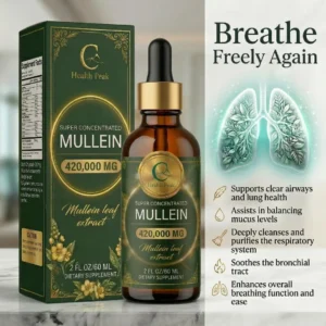 Health Peak™ Premium Mullein Extract:  Superior Potency, Real Results