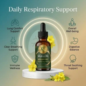 Health Peak™ Premium Mullein Extract:  Superior Potency, Real Results