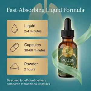 Health Peak™ Premium Mullein Extract:  Superior Potency, Real Results