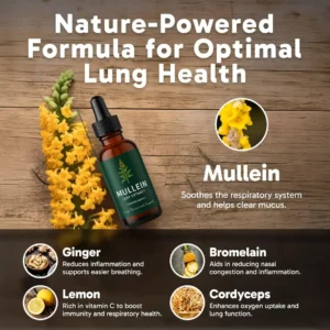 VOLT Mullein Leaf Drops Lung Cleanse & Support
