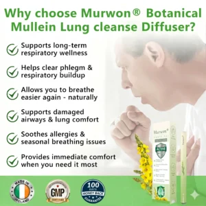 Botanical Mullein Lung Cleanse - Natural Breathing Support