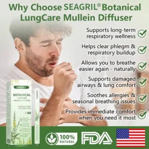 SEAGRIL® Botanical LungCare Mullein Diffuser