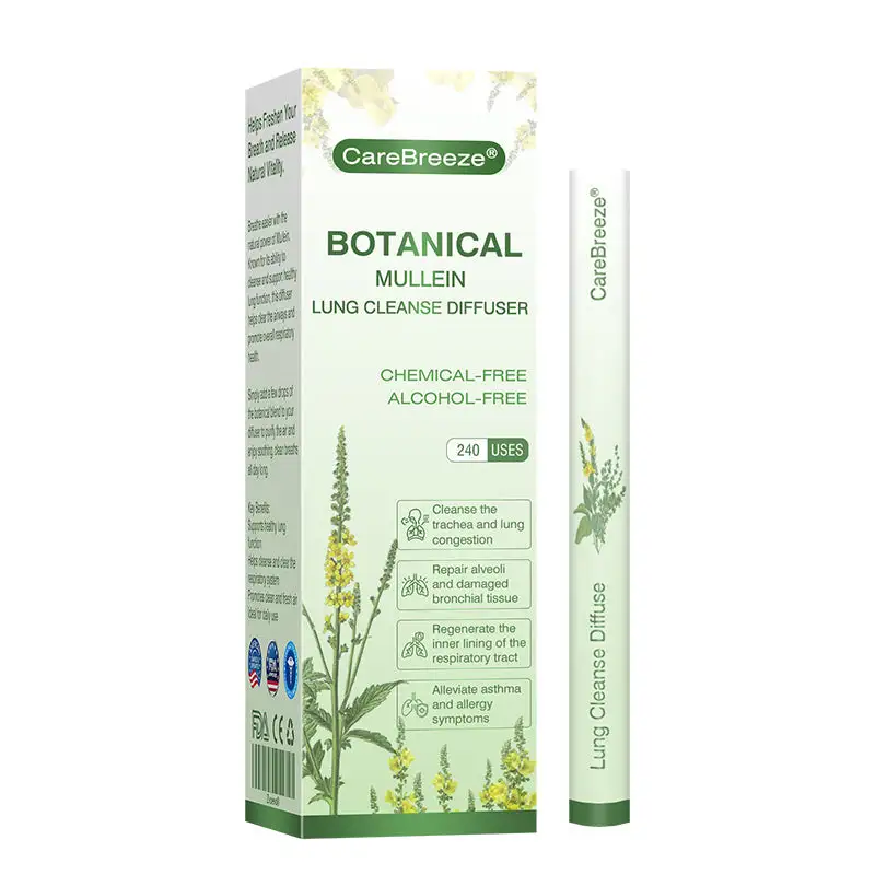 🫁Botanical
Mullein Lung Cleanse Diffuser(👨⚕️Directly acts on COPD, asthma, chronic bronchitis (CB), respiratory infections, lung cancer, sinusitis, and other conditions)