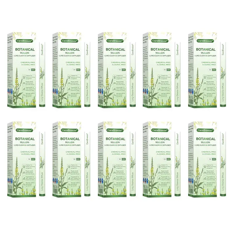 🫁Botanical
Mullein Lung Cleanse Diffuser(👨⚕️Directly acts on COPD, asthma, chronic bronchitis (CB), respiratory infections, lung cancer, sinusitis, and other conditions)