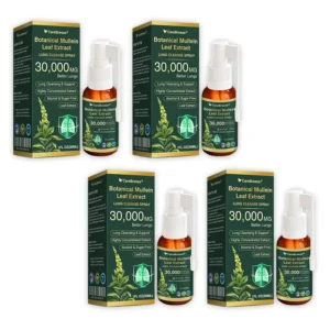 🫁🇺🇸 CareBreeze® Botanical Mullein Leaf Extract Lung Cleanse Spray（👨‍⚕️Directly acts on COPD, asthma, chronic bronchitis (CB), respiratory infections, lung cancer, sinusitis, and other conditions）