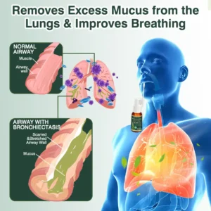 🫁🇺🇸 CareBreeze® Botanical Mullein Leaf Extract Lung Cleanse Spray（👨‍⚕️Directly acts on COPD, asthma, chronic bronchitis (CB), respiratory infections, lung cancer, sinusitis, and other conditions）