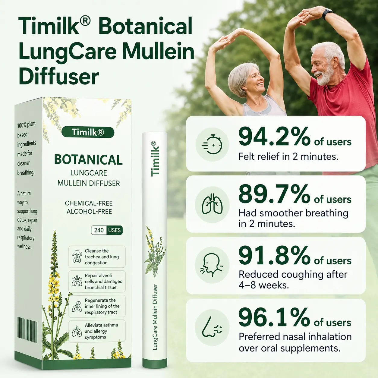 LungCare® Botanical Mullein Diffuser
– Selyne