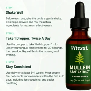 Mullein Lung Support & Cleanse Drops