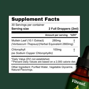 Mullein Lung Support & Cleanse Drops